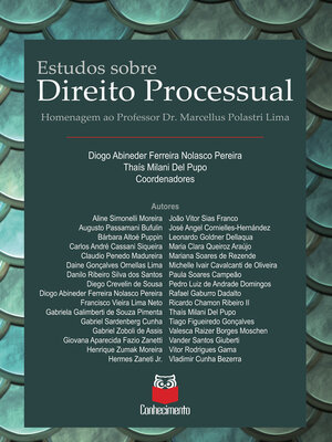 cover image of Estudos de Direito Processual